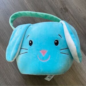 Easter Basket Soft Bunny Blue Rabbit Kids Plush
